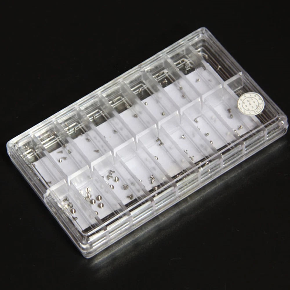 180Pcs Stainless Steel Mini Screw For Watch Back Case Watchmaker Repairing Tool