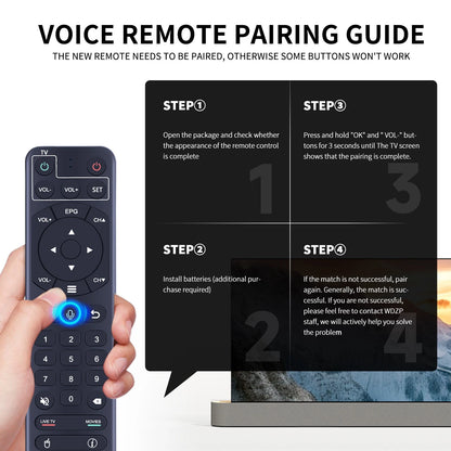 For vSeeBox V2 Pro Bluetooth Voice Remote Control Works for V1 / V2 / Elite/Max