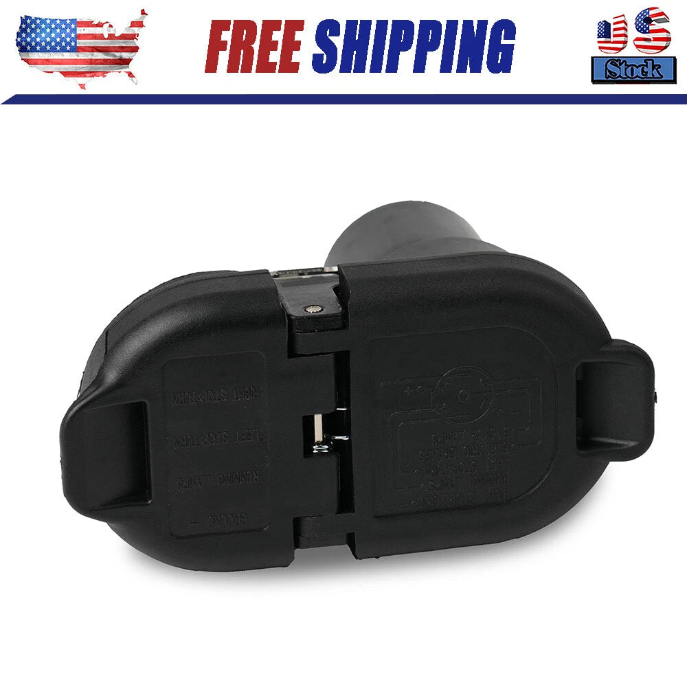 Trailer Brake Harness Towing 7-Pin Round/4-Pin Flat Plug Connector fits Ford