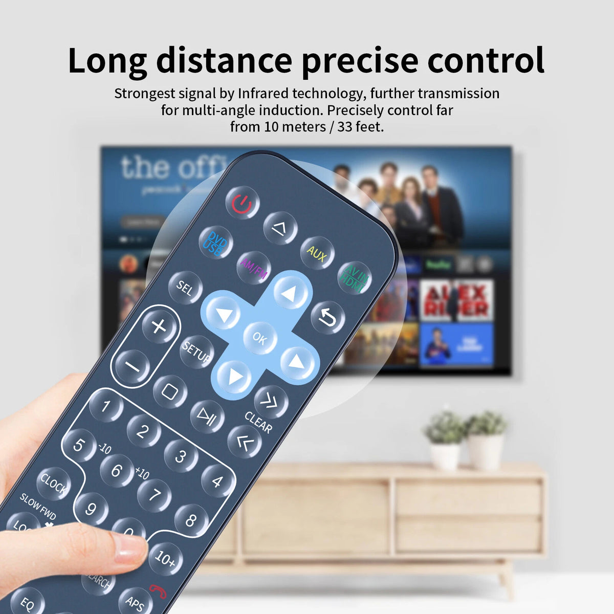 Replacement Remote Control For FURRION DV3100S Entertainment System