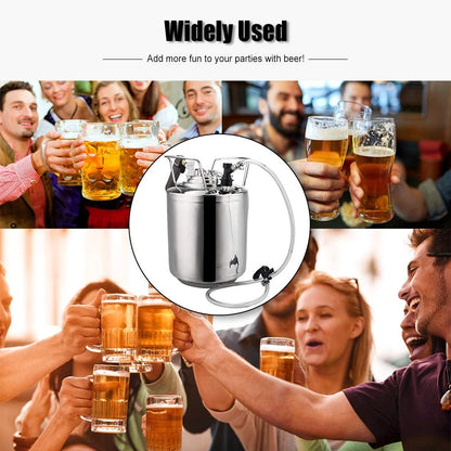 FERRODAY 3ft Ball Lock Beer Line Assembly 1 Count (Pack of 1), Transparent