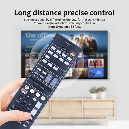 RAV521 ZJ66500 Remote Control For Yamaha AV Receiver RX-V377 YHT-4910U