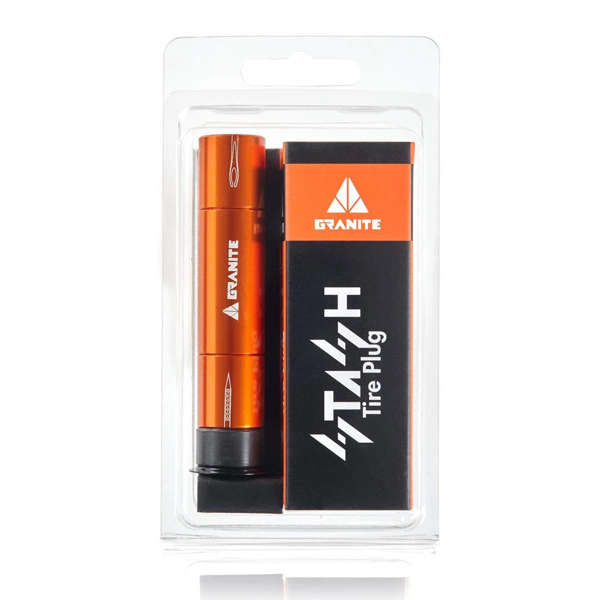 Granite Stash Tubeless Flat Tire Repair Kit Bike Tool Taille unique, Orange