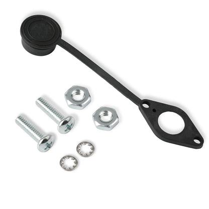 Truck Electric Winches Remote Control Socket Rubber Dust Cover Cap Mount Kit