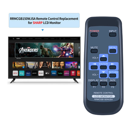 RRMCGB150WJSA Remote Control For Sharp Display Monitor PN-G655U PN-G655UP
