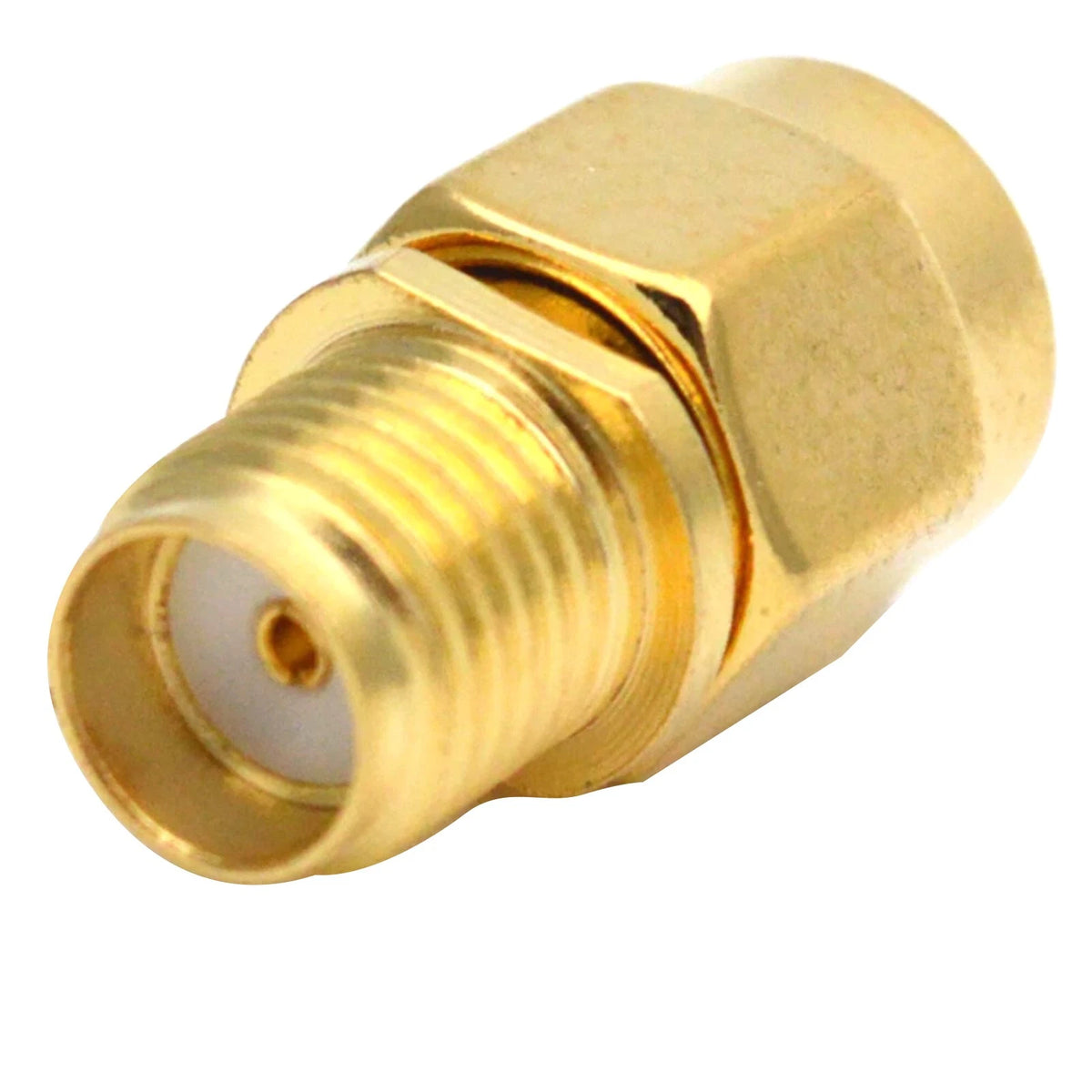 2pcs SMA Female Jack to SMA Male Plug Coax Cable Connector Replacement