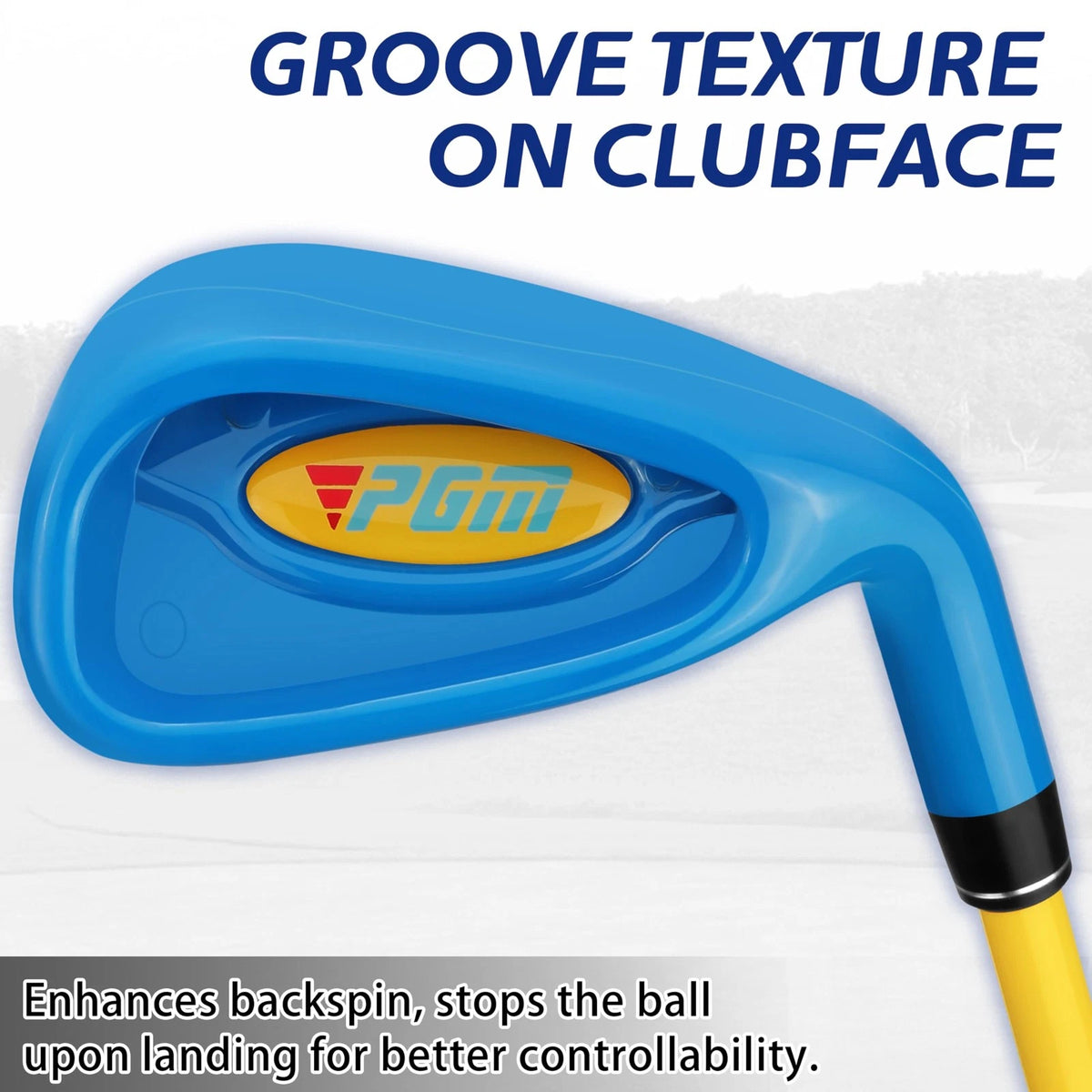PGM Children's Golf Club Set - Can Hit Real Balls, 3 Pieces 2-3 years, Blue