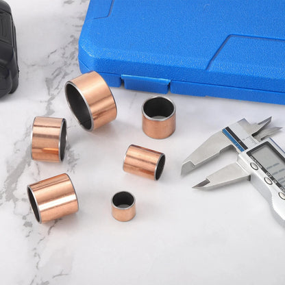 uxcell 4 Pcs Sleeve Bearing 7/8" Bore x 1" OD x Length 7/8"x1"x1", Brass