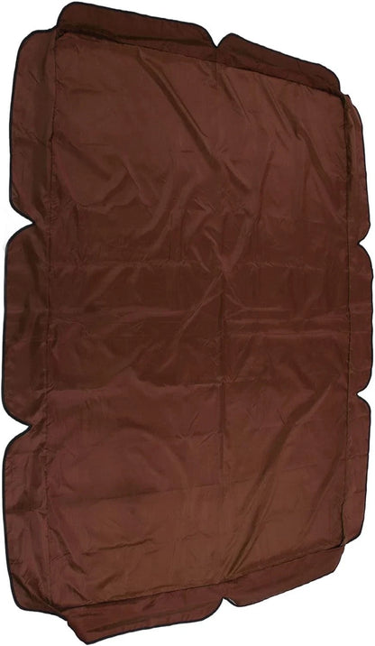 Outdoor Swing Canopy Waterproof Porch Top Cover Replacement Proof for Brown