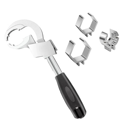 Multi-Function Adjustable Basin Wrench 27-80mm Range For Faucet Shower Repair