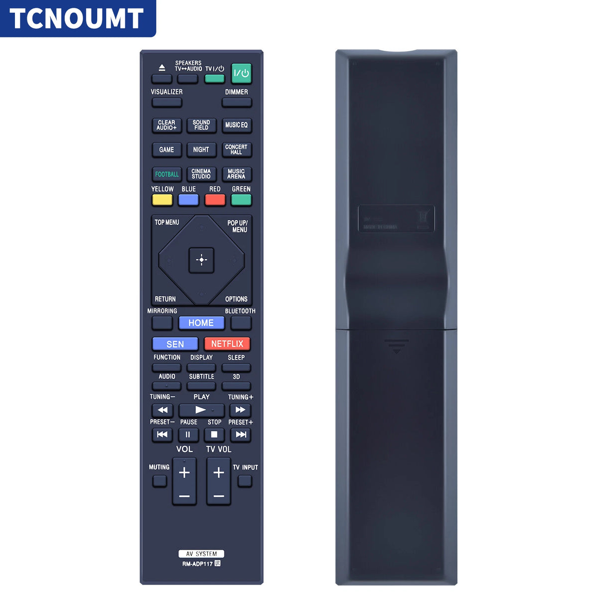 RM-ADP117 Remote Control For Sony DVD Player BDV-N7200WL HBD-N5200W
