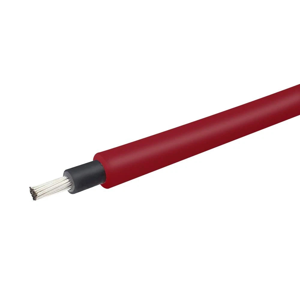 Renogy 20FT 12AWG Solar Panel 20FT12AWG, 1 Pair 20' 12 Gauge Red and Black