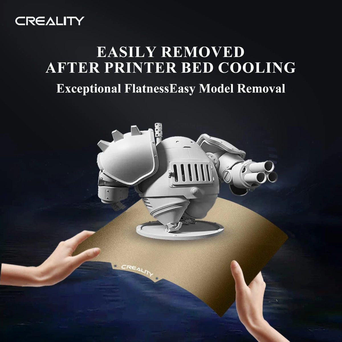 Creality Official PEI Plate with Adhesive for Ender 3/Ender 3 Golden