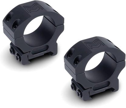 Monstrum Precision Weaver Scope Rings | 1 inch 1 Diameter, Black