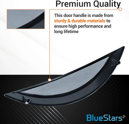 BlueStars Ultra Durable 134412860 Washer Door Handle - One Size, Black