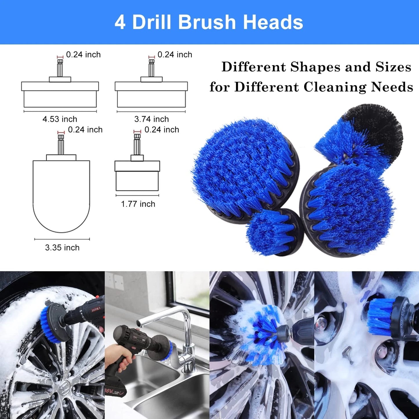 26Pcs Car Detailing Brush Set, Kit, 26PCS