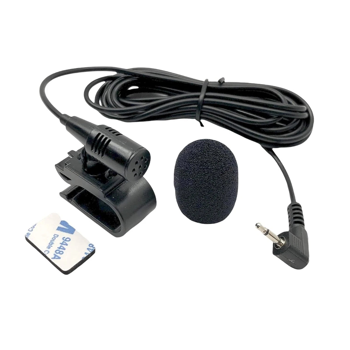 SCREENTRONICS 2.5mm Plug Microphone Compatible Replacement for Small, Black