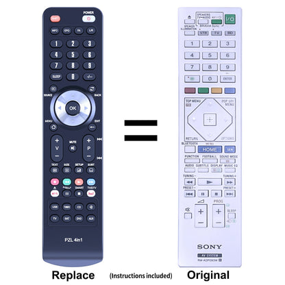 RM-ADP093W Remote Control For Sony AV System BDV-N9900SH RM-ADP094W BDV-N7100W