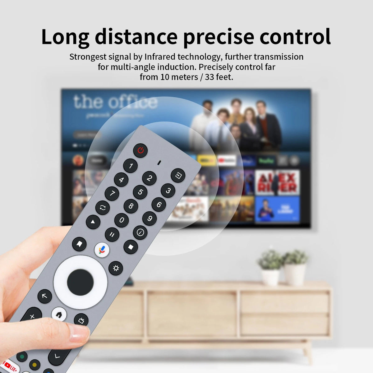 RM-C3572 Remote Control For JVC TV with Voice