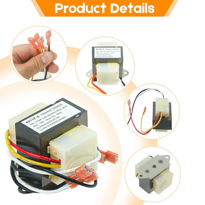 Replacement HVAC Transformer 120 to 24V 40VA #46-24124-06 for Rheem Furnace...