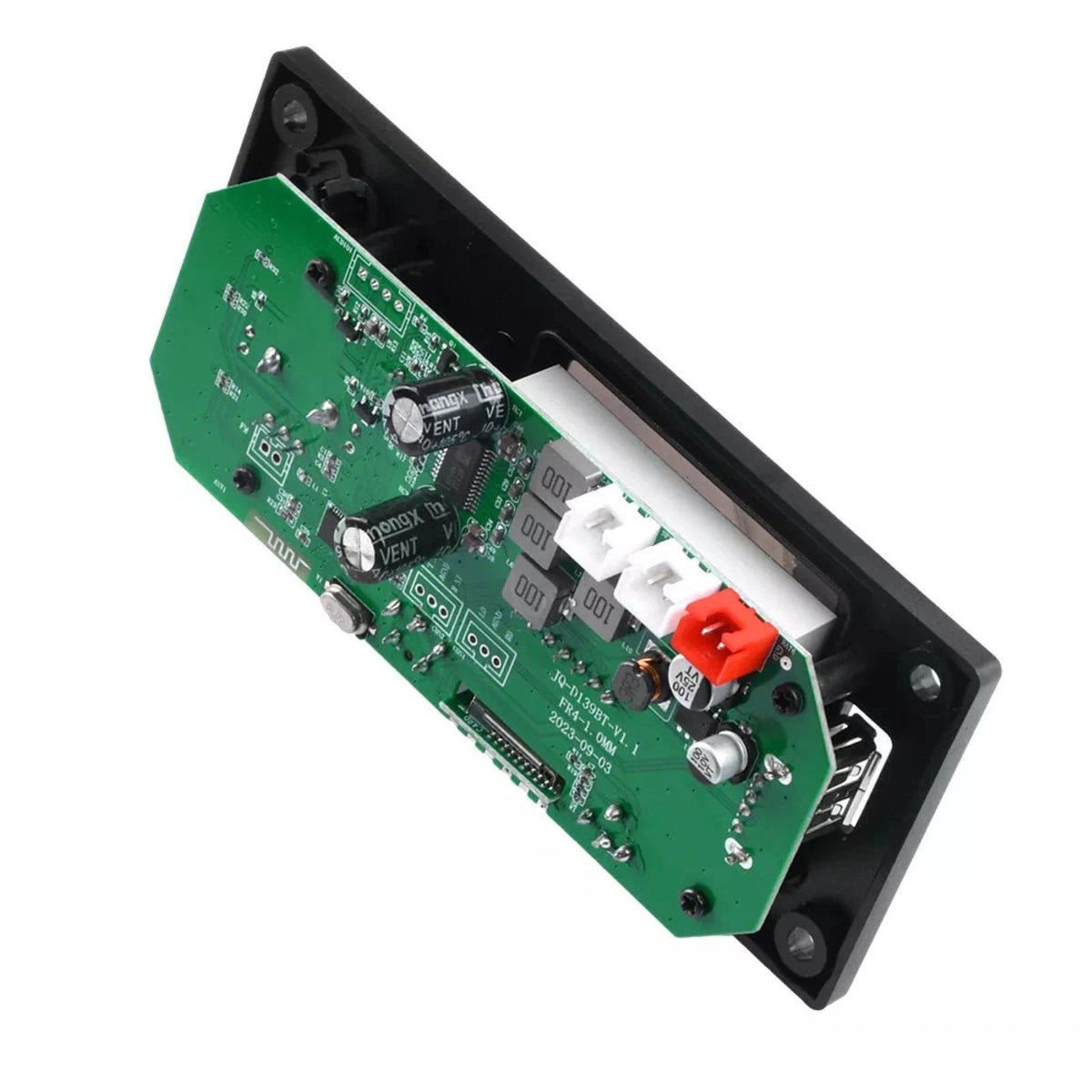 DC7-25V Car Bluetooth MP3 Amplifier Decoding Board 2*50W FM Audio Decoder+Remote