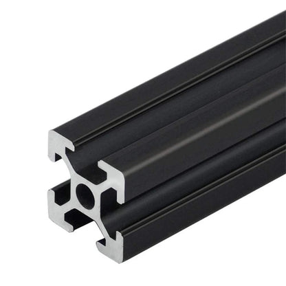 4pcs 400mm T Slot 2020 Aluminum Extrusion European 4PCS 400mm(15.75''), Black