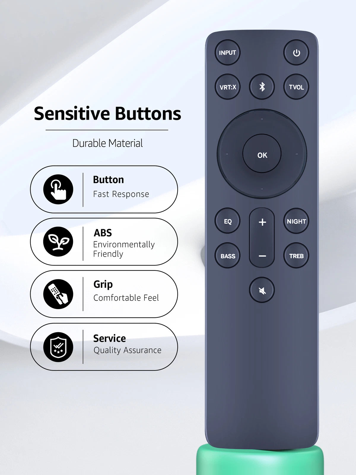 Remote Control For Vizio Sound Bar V21d-J8 V20-J8 V20x-J8 SB3620n-H6 M21d-H8