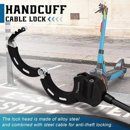 Electric Scooter Lock, Anti-Theft Cable Lock with Key, 39.37inch