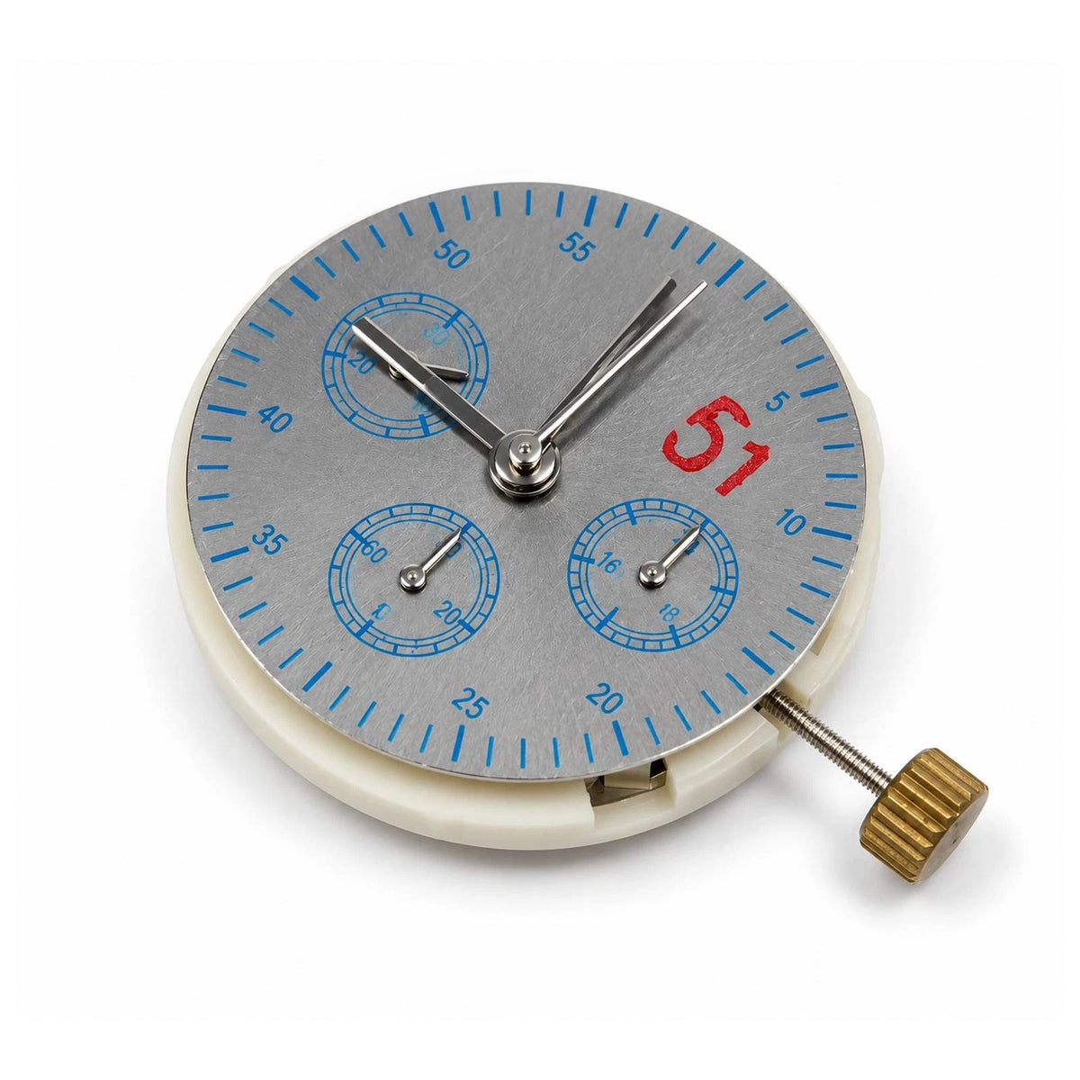 27-Jewel 30mm Chronograph Automatic Watch Movement Replacement For ETA 7753 775