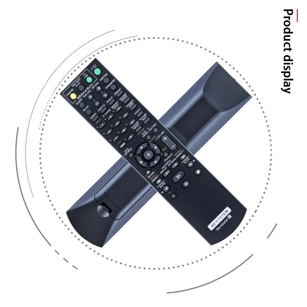RM-ADU047 Remote Control For Sony DVD Home Theater AV System DAV-DZ810 DAVDZ340K