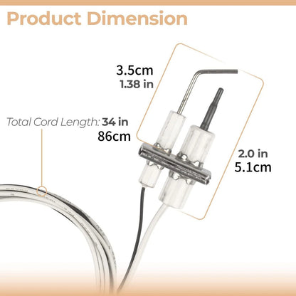 Q3480B1009 24V Flame Rod Igniter For Honeywell Smart Valve System SV9602 AFN643