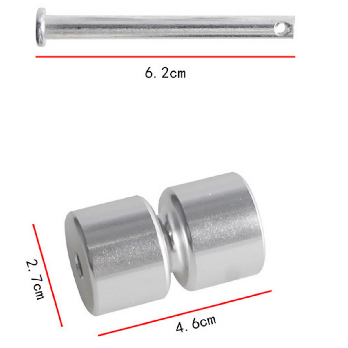 Aluminum Alloy 2Pcs Roller For Gorilla Lift Utility Trailer Tailgate Lift Assist