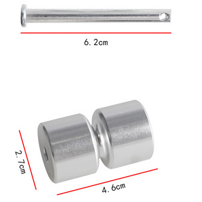 Aluminum Alloy 2Pcs Roller For Gorilla Lift Utility Trailer Tailgate Lift Assist