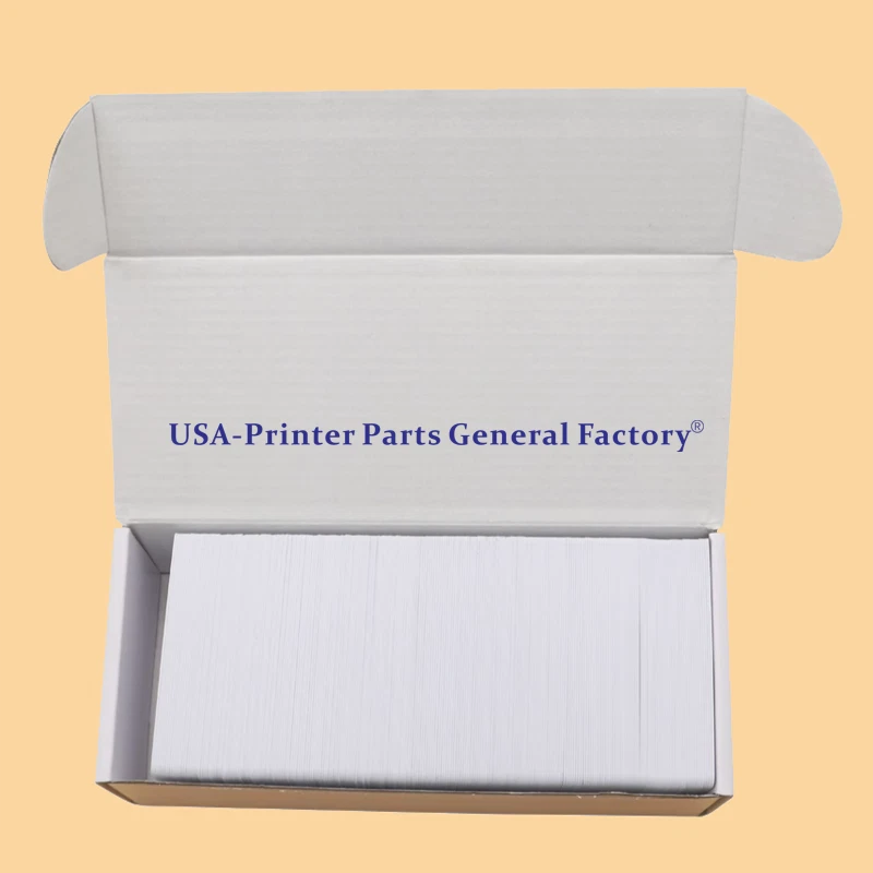 100PCS For Epson Printer Blank Inkjet Printable PVC ID Card Credit Plastic CR80