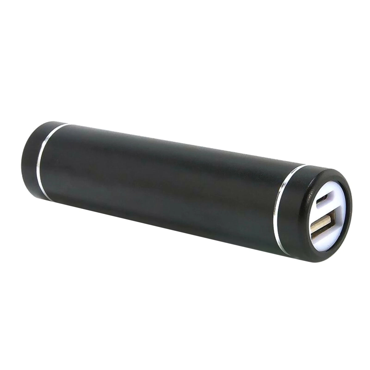 1*Black Alloy Mini 5V USB Power Bank Case Set 18650 Flat Top Battery Charger Box