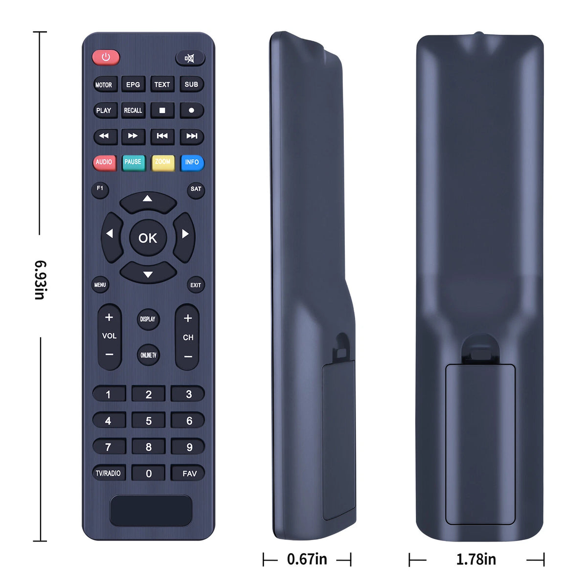 Remote Control For Istar A9700 A6500 A1600 A8000 A8500 A9000 ZEED222 ZEED333