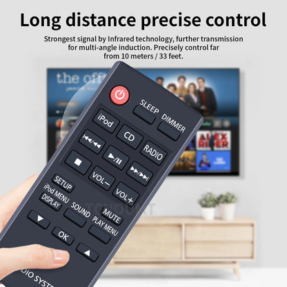 N2QAYC000077 Remote Control For Panasonic Compact Stereo System SC-HC28 SA-HC28