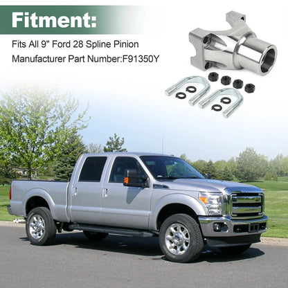 9" For Ford 1350 Billet Steel Pinion Yoke - 9 Inch Rear end - 28 Spline