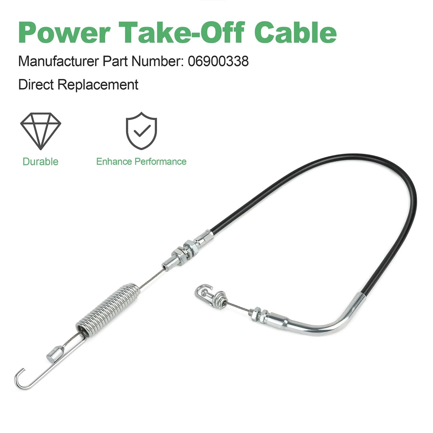 For Ariens Gravely 06900338 PTO Cable Zoom ZT 1334 34 Zero Turn Mower