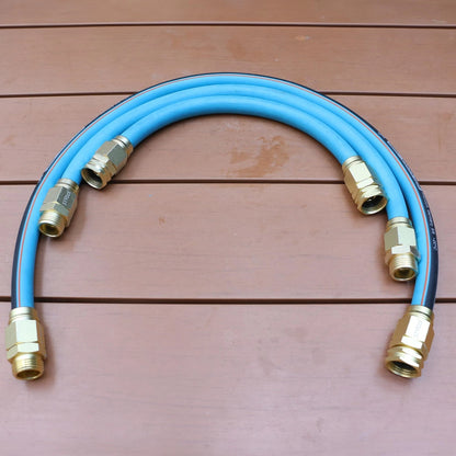 STYDDI Metal Heavy-Duty 5/8-inch Garden Hose Connector Repair Fittings, Gold
