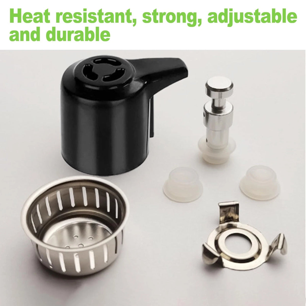 CeroDimo Universal Pressure Cooker Steam Release Valve and Float Black