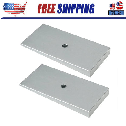 2.5" Wide 4°Degree Steel Leaf Spring Shims 800061 Sliver- Set of 2