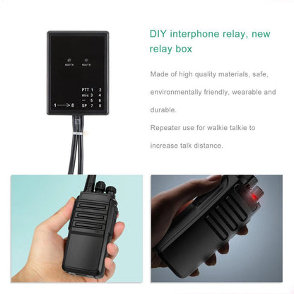 K-Plug U-V V-U Two-Way Relay Walkie Talkie Repeater Box DIY Distance Extension