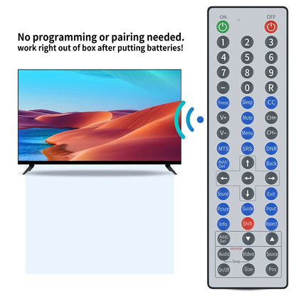 WR-01 Waterproof Remote Control For All SunBrite Outdoor Smart TV SB-V-43-4K-BL