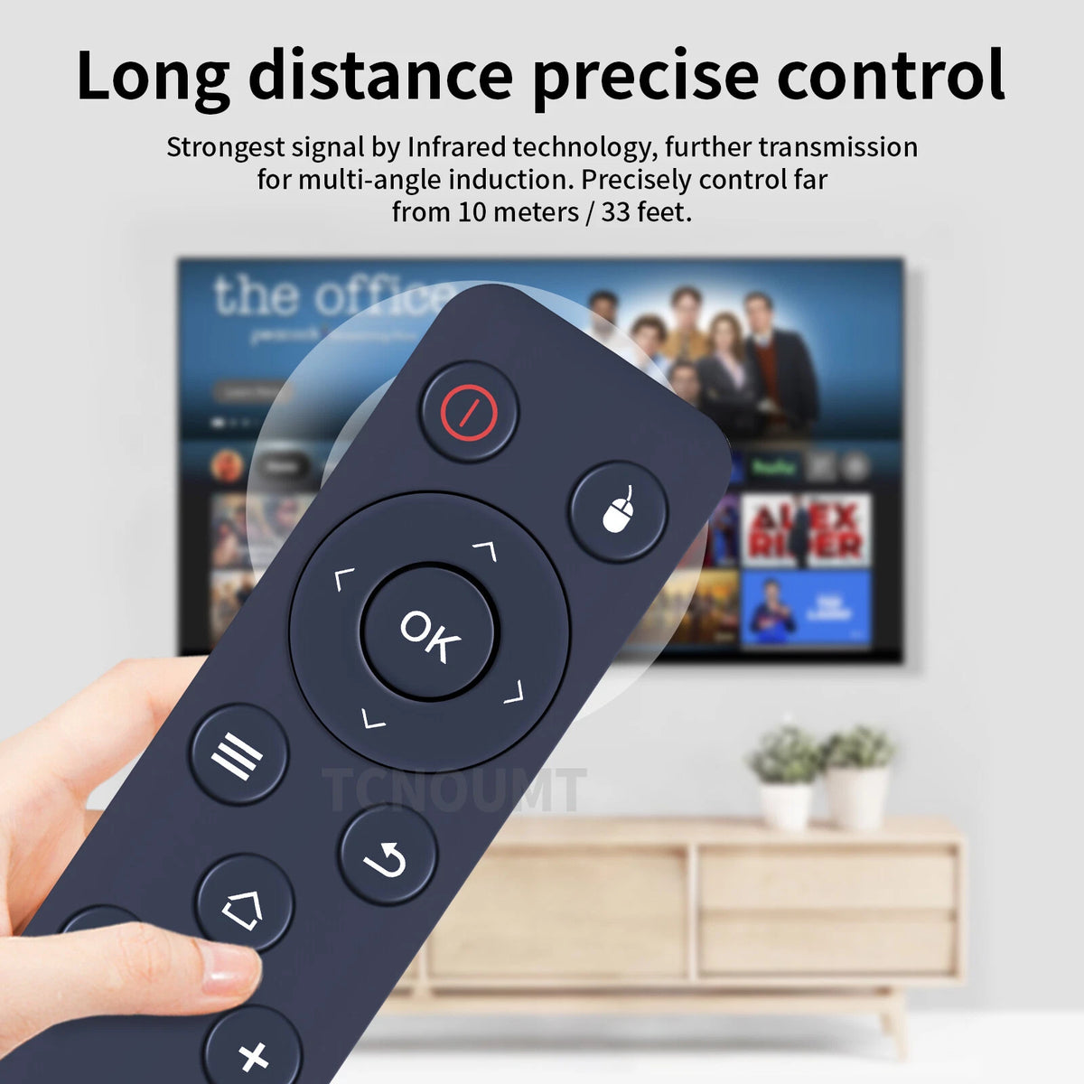 Remote Control For Anker NEBULA Capsule Smart Wi-Fi Mini Projector D4111