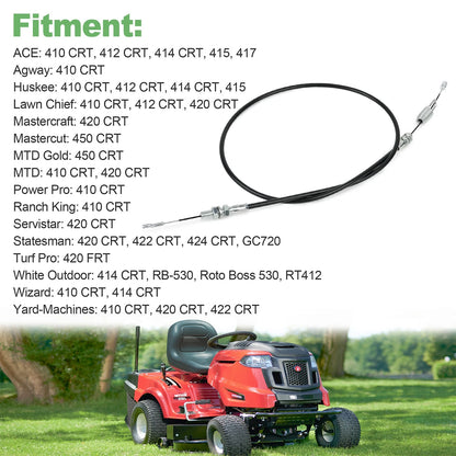 946-0916 Clutch Cable for ACE, Huskee, MTD Gold, Ranch King, Statesman, Wizard