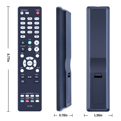 RC-1253 Remote Control For Denon 8K Ultra HD AV A/V Surround Receiver AVR-X2800H