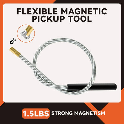 LOZAGU 4 Pack Telescoping Magnet Pick-up Tool Set with Magnetic Parts Tray,...