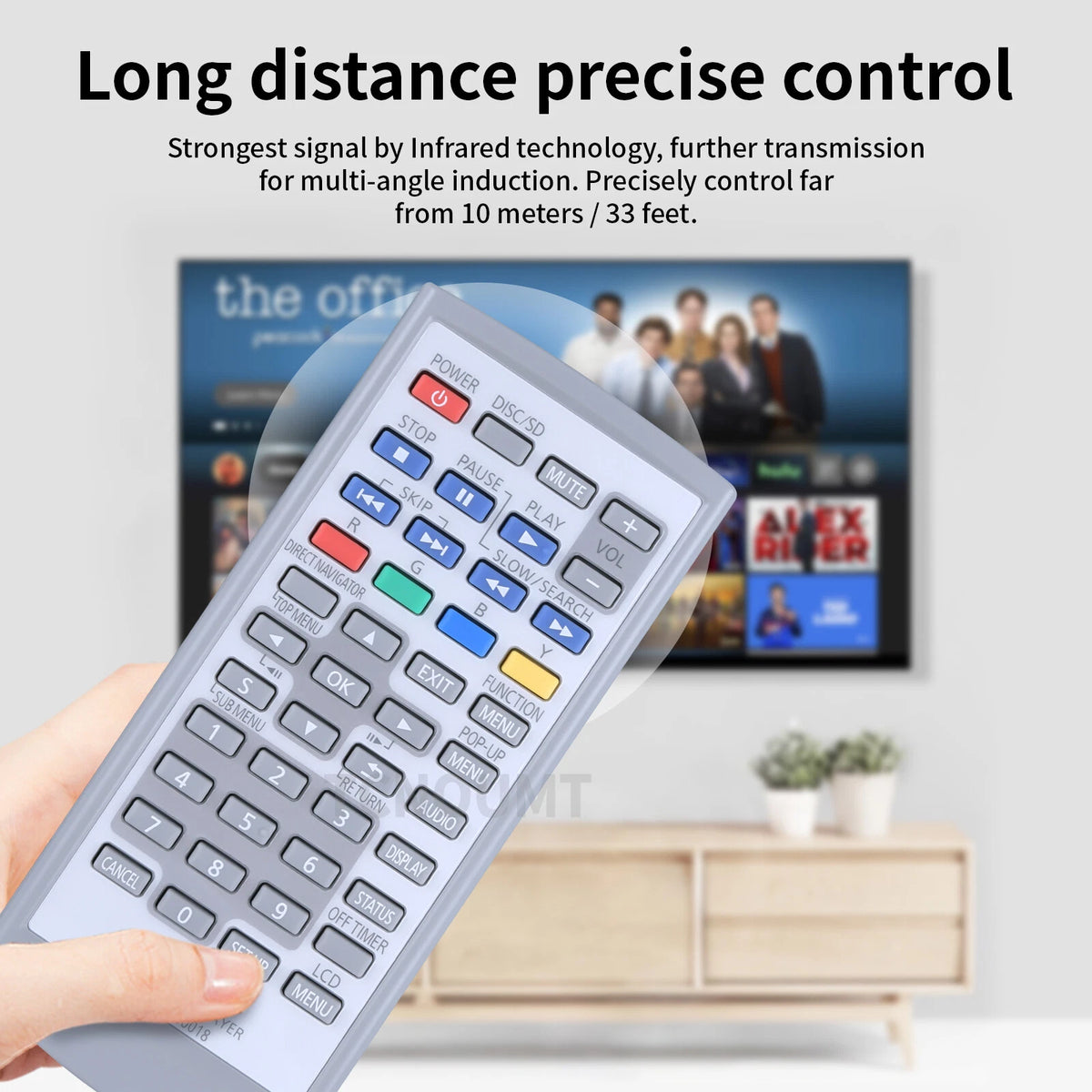 N2QAJC000018 Remote Control For Panasonic Player DMP-B200 DMP-B100