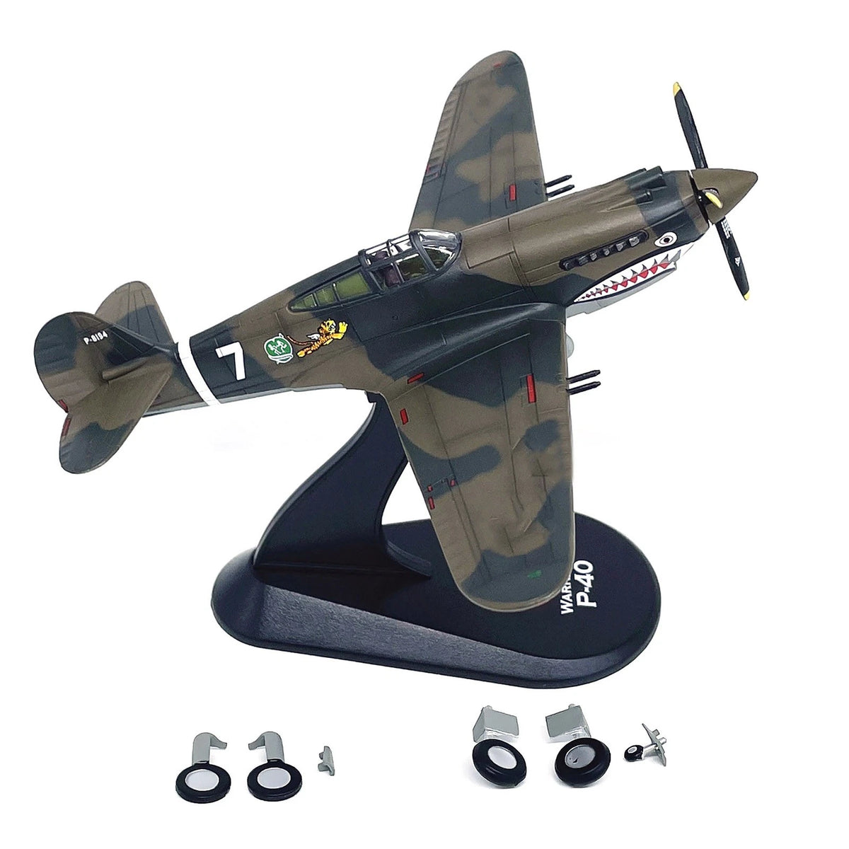 13cm Diecast Alloy 1/72 WWII US For Curtiss P-40C Warhawk Fighter 1PCS Model